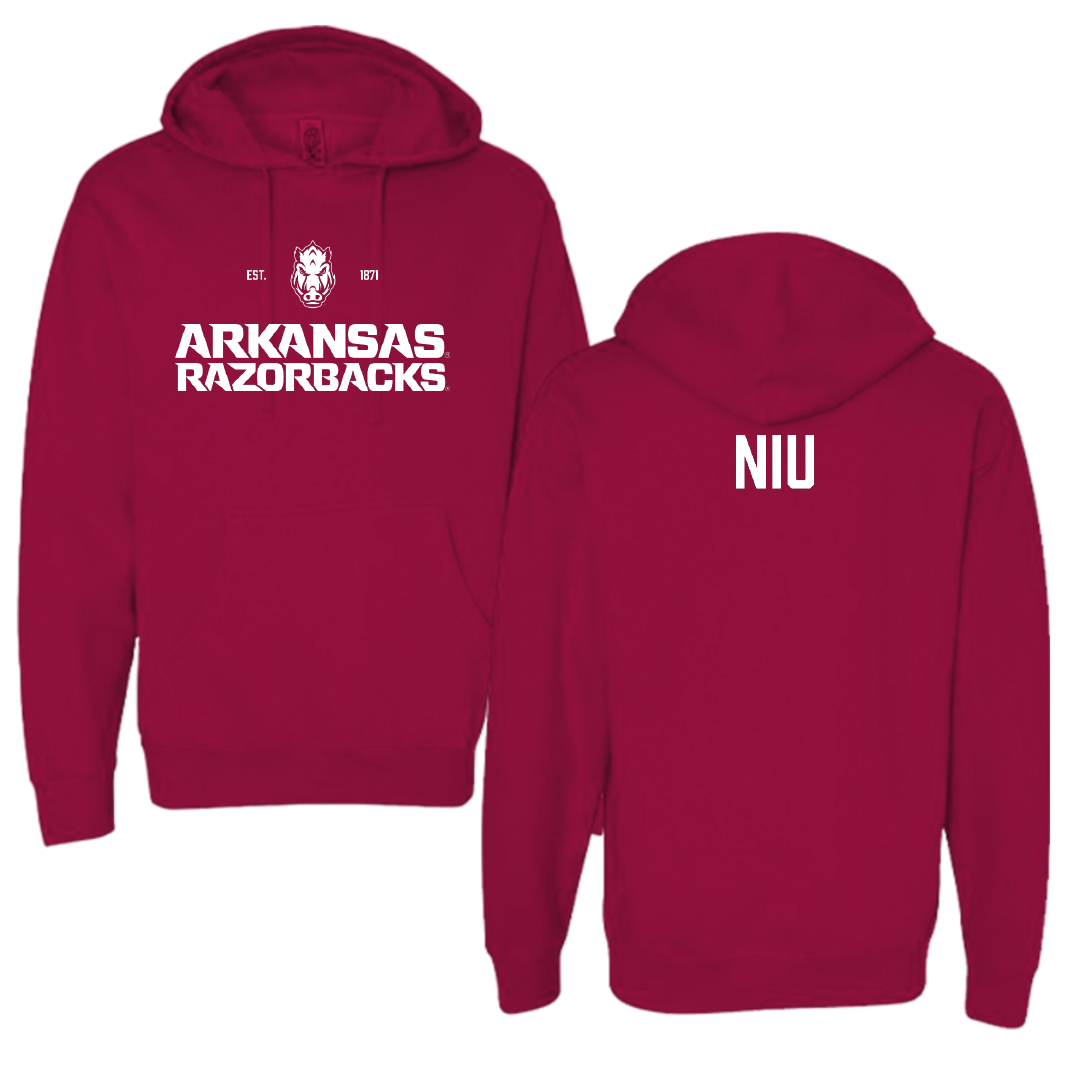University of Arkansas Baseball Cardinal General Hoodie - Maika Niu