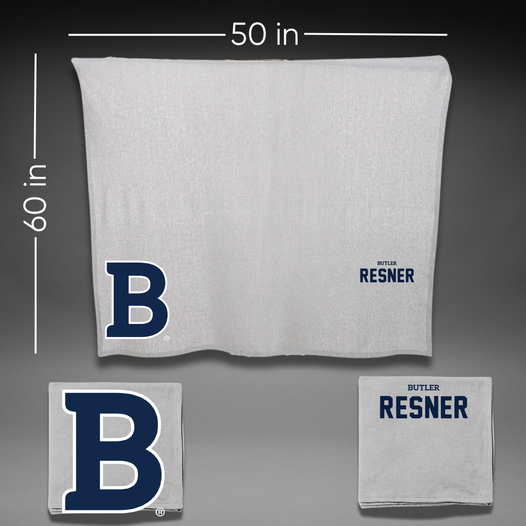 Butler University Swimming & Diving Gray Blanket - Sophia Resner