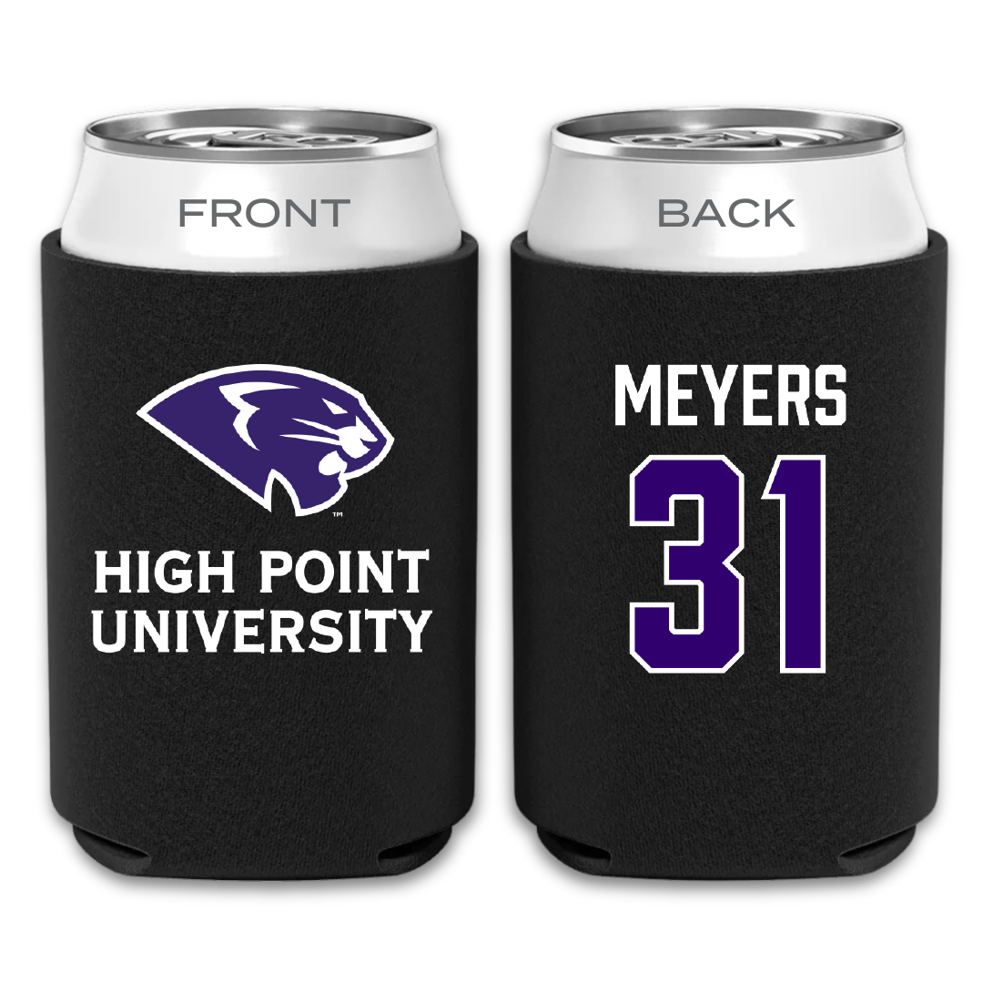 High Point University Basketball Black Can Cooler - #31 Audrey Meyers