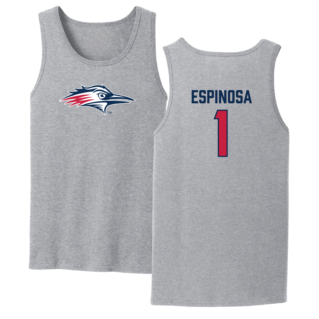 Metropolitan State University of Denver Basketball Sport Gray Tank Top - #1 Mikylah Espinosa