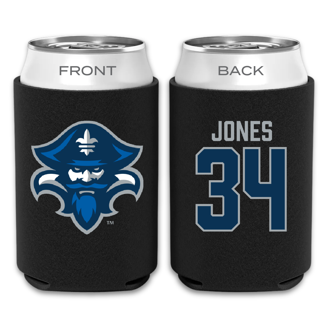 University of New Orleans Baseball Black Can Cooler - #34 Skylar Jones