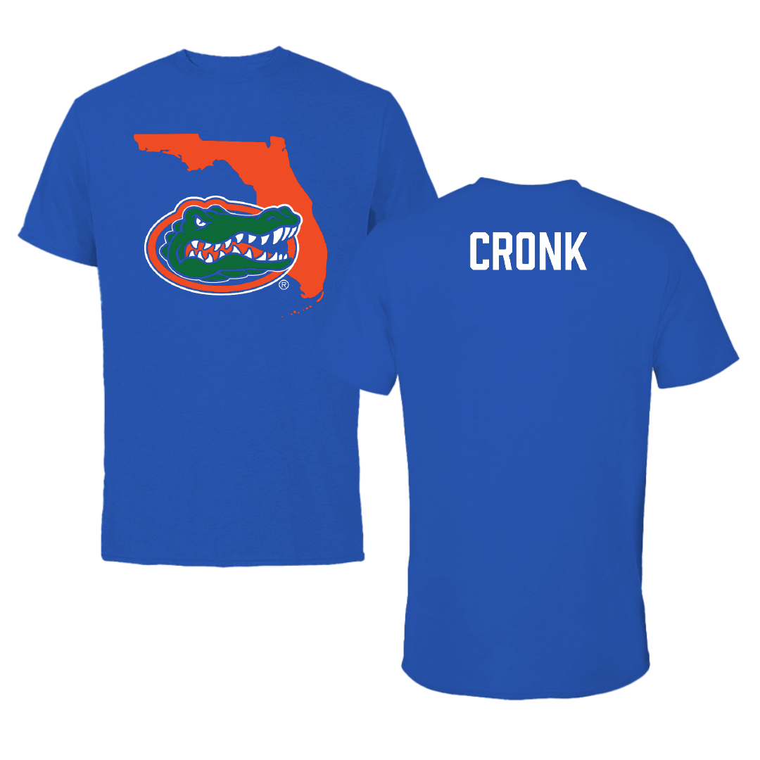 University of Florida Swimming & Diving Blue State Tee - Micayla Cronk