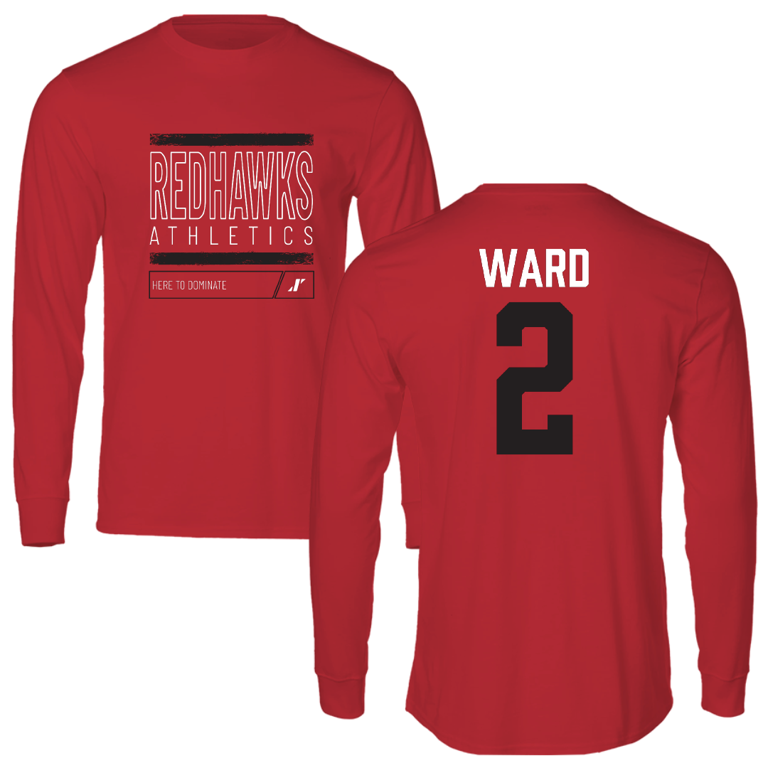 Southeast Missouri State University Basketball Red Dominate Long Sleeve - #2 BJ Ward