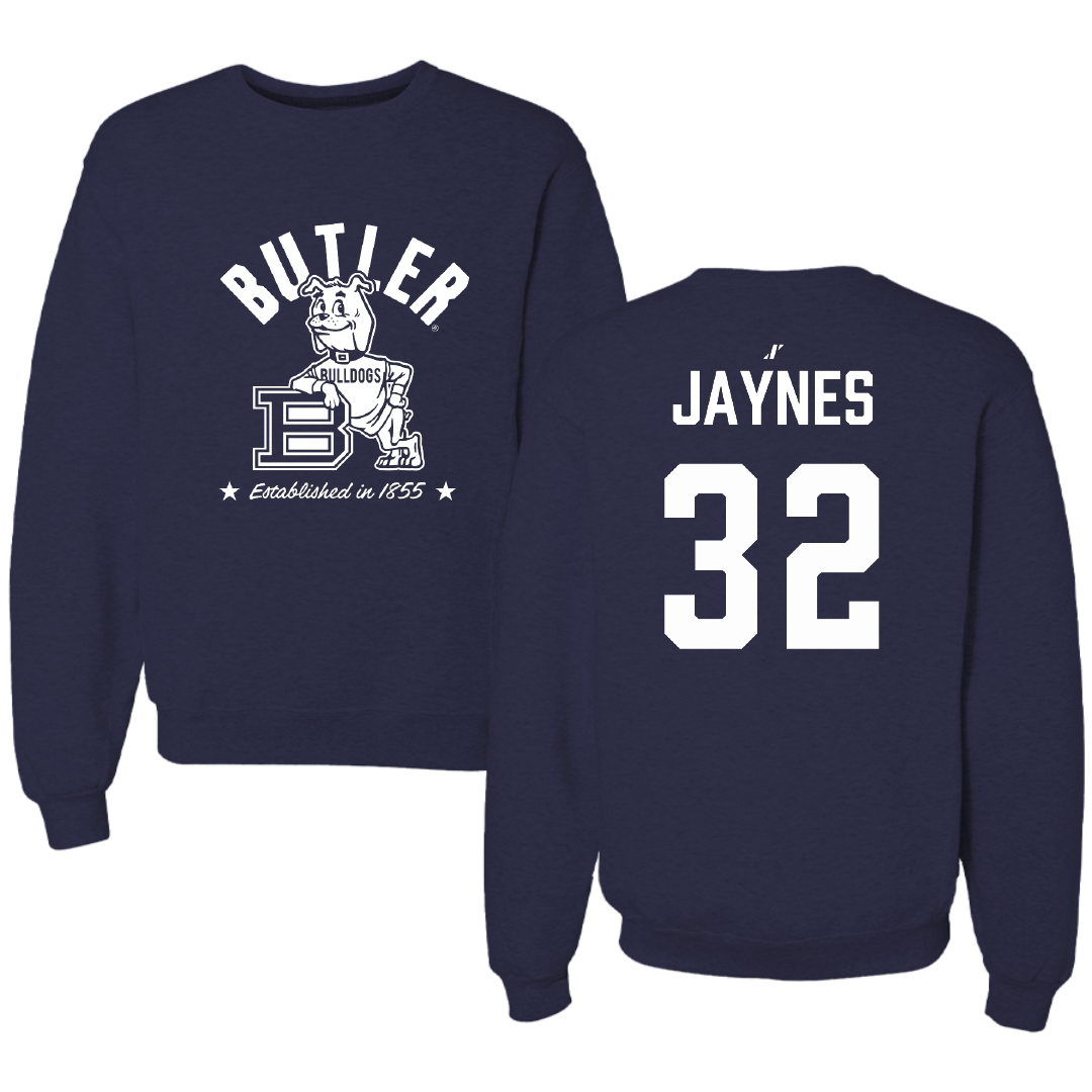 Butler University Basketball Navy General Crewneck - #32 Sydney Jaynes