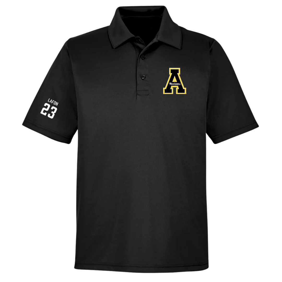 Appalachian State University Basketball (W) Black Polo - #23 Samantha LaFon