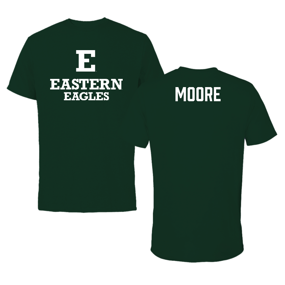Eastern Michigan University Rowing Forest Green Tee - Kendall Moore