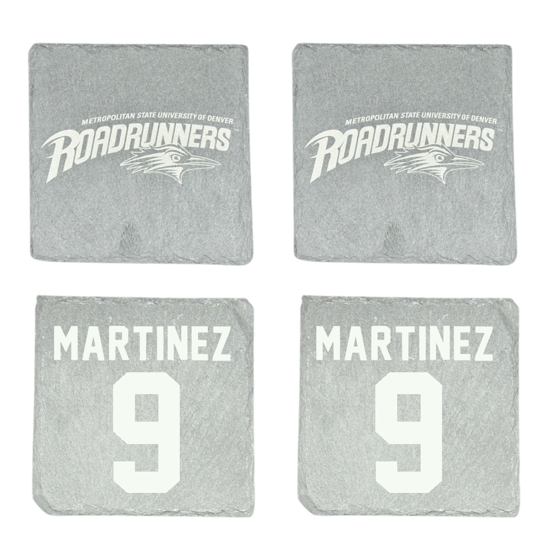 Metropolitan State University of Denver Baseball Stone Coaster (4 Pack)  - #9 Alek Martinez