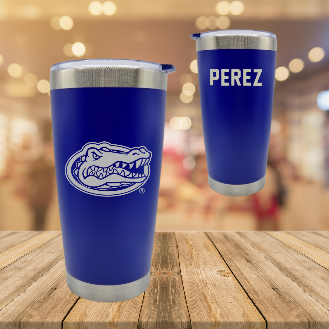University of Florida TF and XC Blue Stainless Steel Tumbler - Angelina Perez
