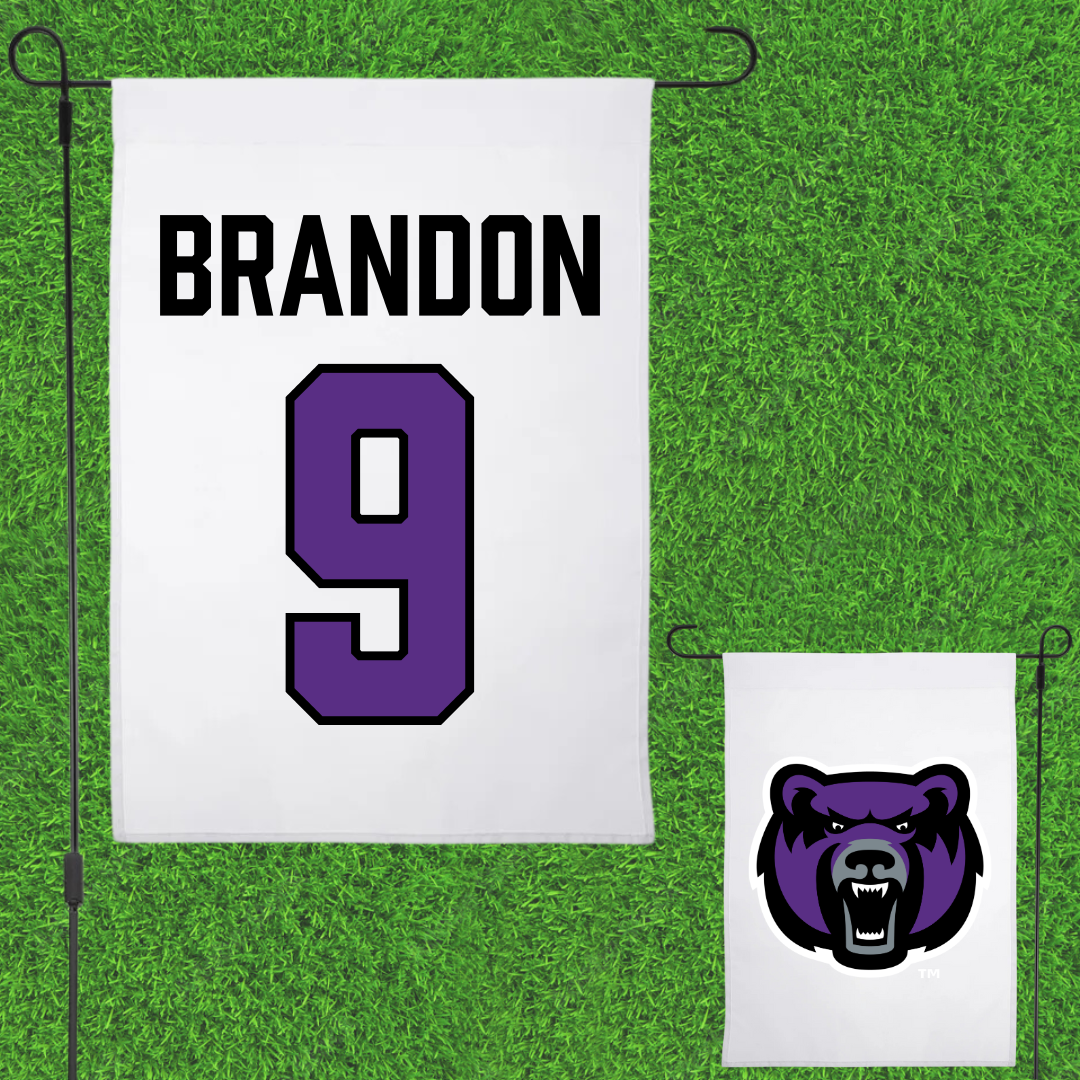 University of Central Arkansas Softball White Garden Flag - #9 Trinity Brandon