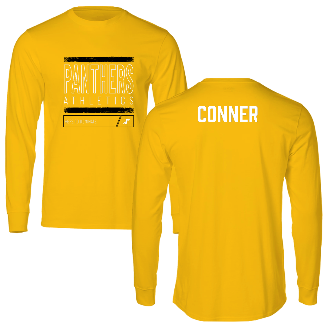 University of Wisconsin-Milwaukee TF and XC Gold Dominate Performance Long Sleeve - Claudia Conner