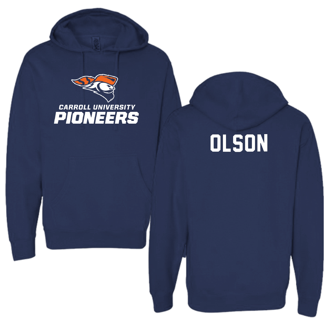 Carroll University TF and XC Navy Hoodie - Bailey Olson