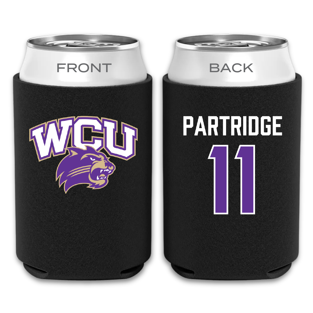 Western Carolina University Football Black Can Cooler - #11 Kenyon Partridge