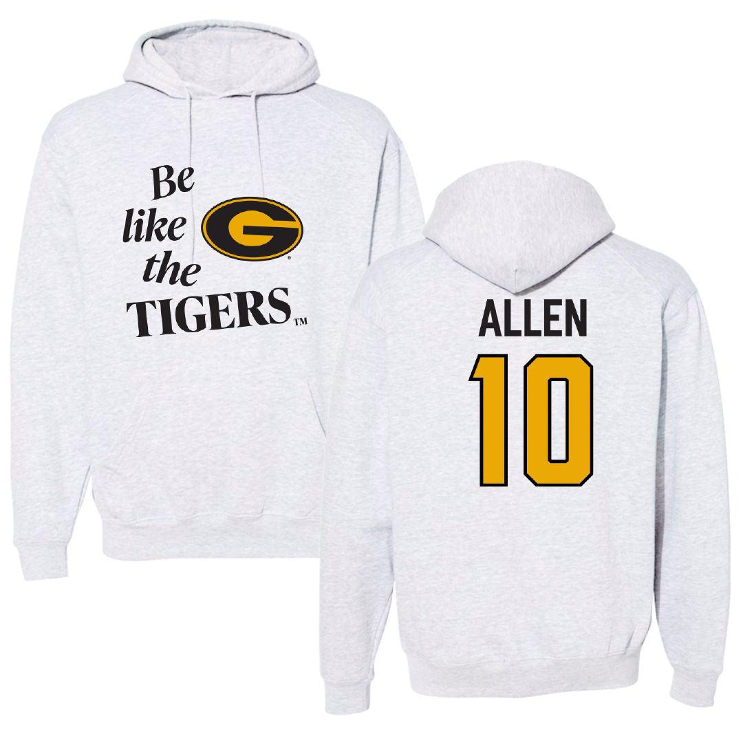 Grambling State University Baseball Light Gray Be Like Us Hoodie - #10 Payton Allen