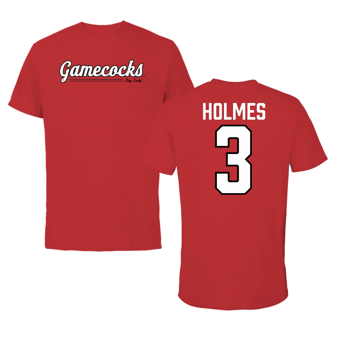 Jacksonville State University Softball Red General Tee - #3 Jaliyah Holmes