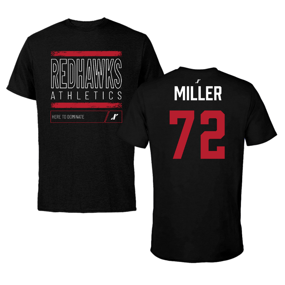Miami University (Ohio) Softball Black Dominate Tee - #72 Lindsey Miller
