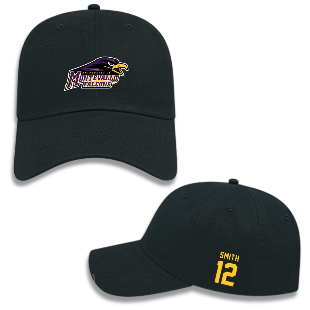 University of Montevallo Basketball (M) Black Hat - #12 Luke Smith