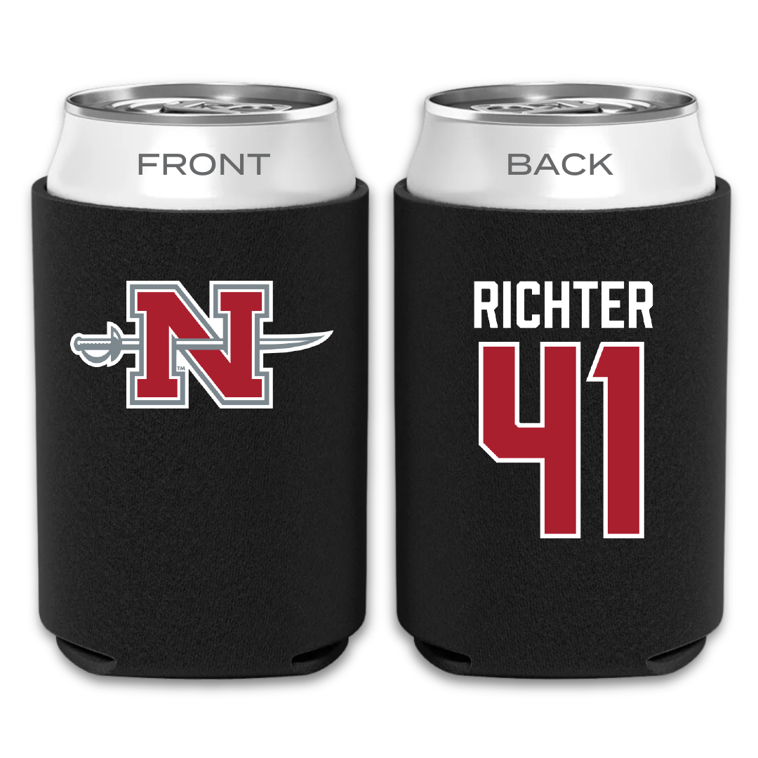 Nicholls State University Baseball Black Can Cooler - #41 Chase Richter