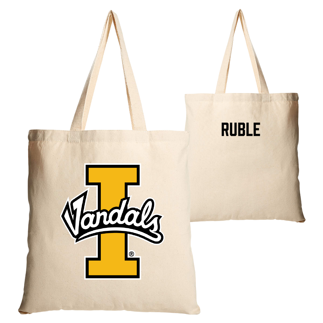University of Idaho Swimming & Diving Tan Canvas Tote Bag - Grace Ruble