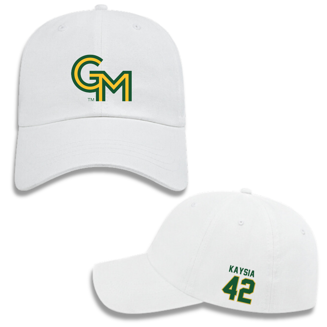 George Mason University Basketball (W) White Hat - #42 Nalani Kaysia