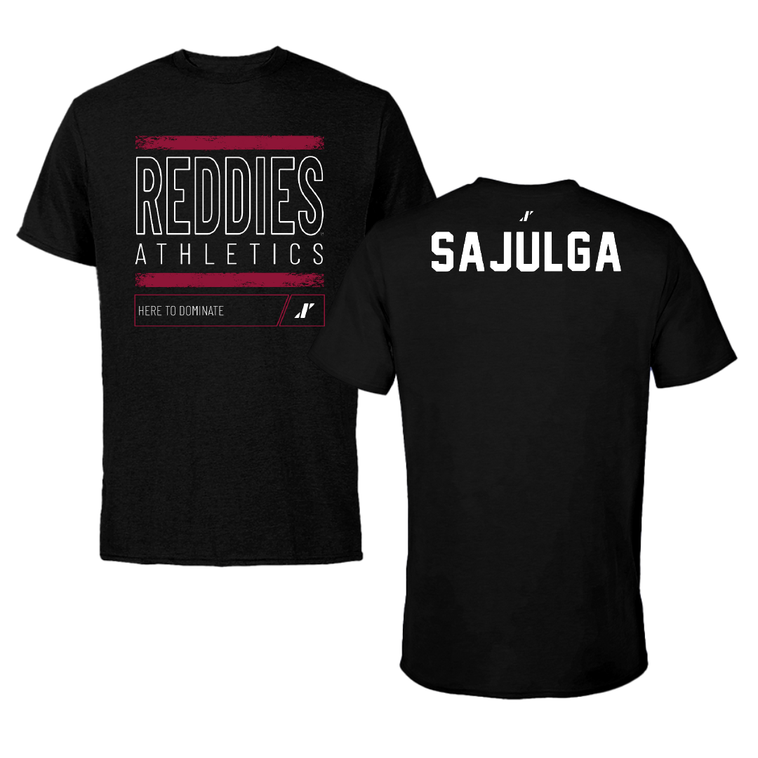 Henderson State University Golf Black Dominate Performance Tee - Felisa Sajulga