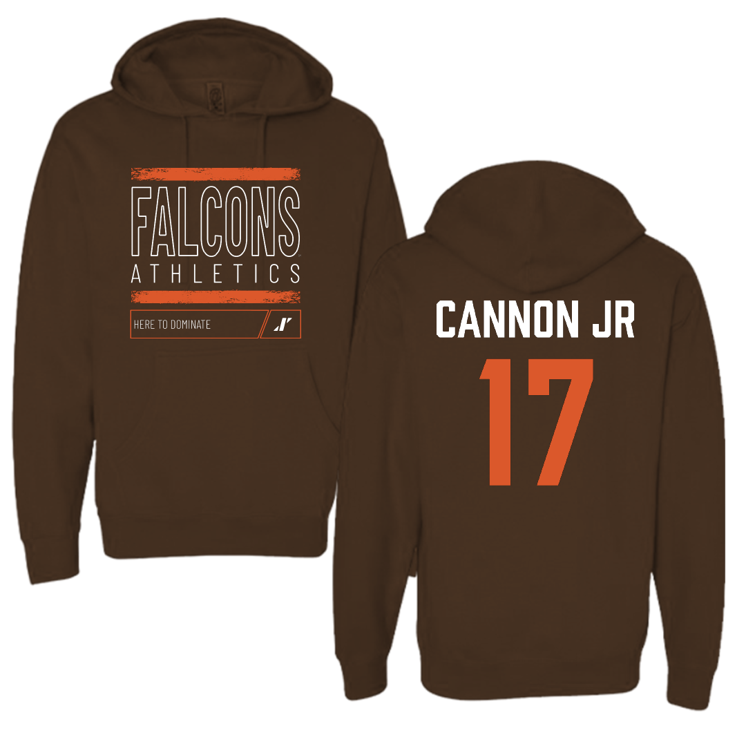 Bowling Green State University Football Brown Dominate Hoodie - #17 Mark Cannon Jr