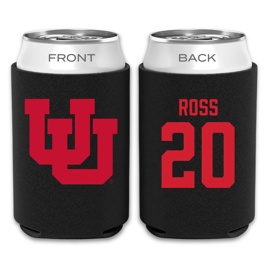 University of Utah Basketball Black Can Cooler - #20 Reese Ross