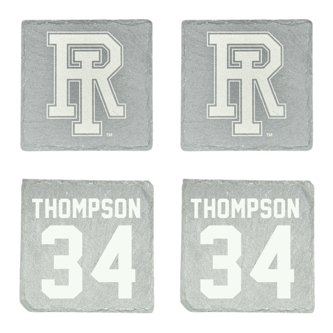 University of Rhode Island Baseball Stone Coaster (4 Pack)  - #34 Ryan Thompson