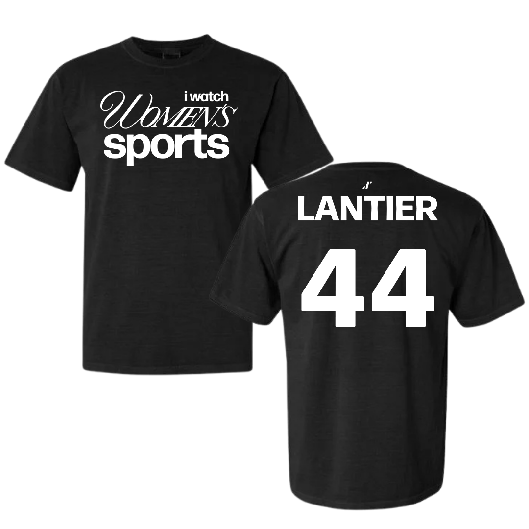 Syracuse University Softball Black WHM Comfort Colors Tee - #44 Gabby Lantier
