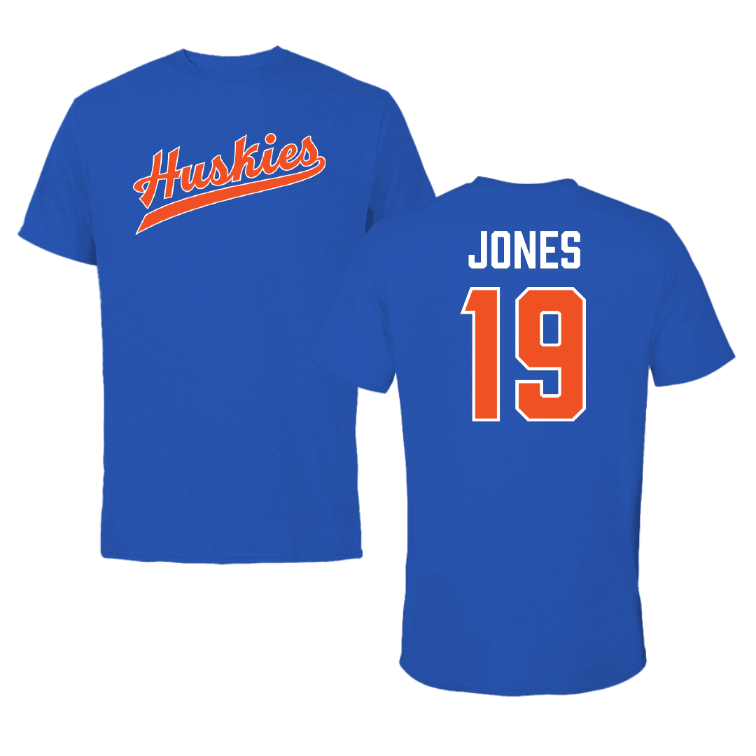 Houston Christian University Football True Royal Tee - #19 Zion Jones