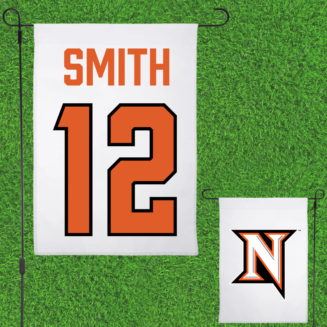 Northampton Community College Volleyball (M) White Garden Flag - #12 Luke Smith