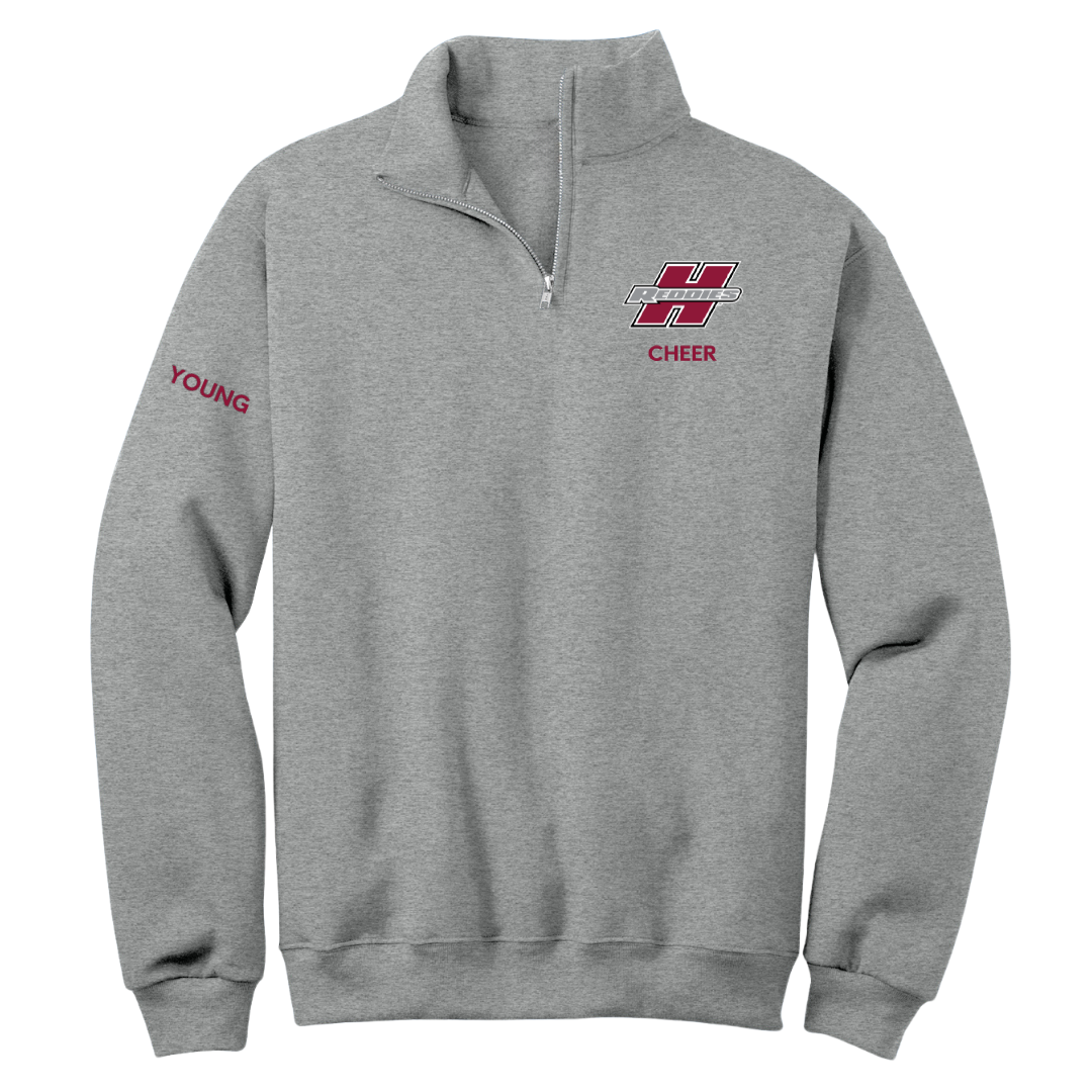 Henderson State University Cheer Sport Gray Quarter-Zip - Gracie Young