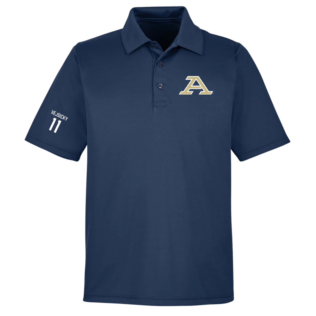 University of Akron Basketball (W) Navy Polo - #11 Maddie Vejsicky