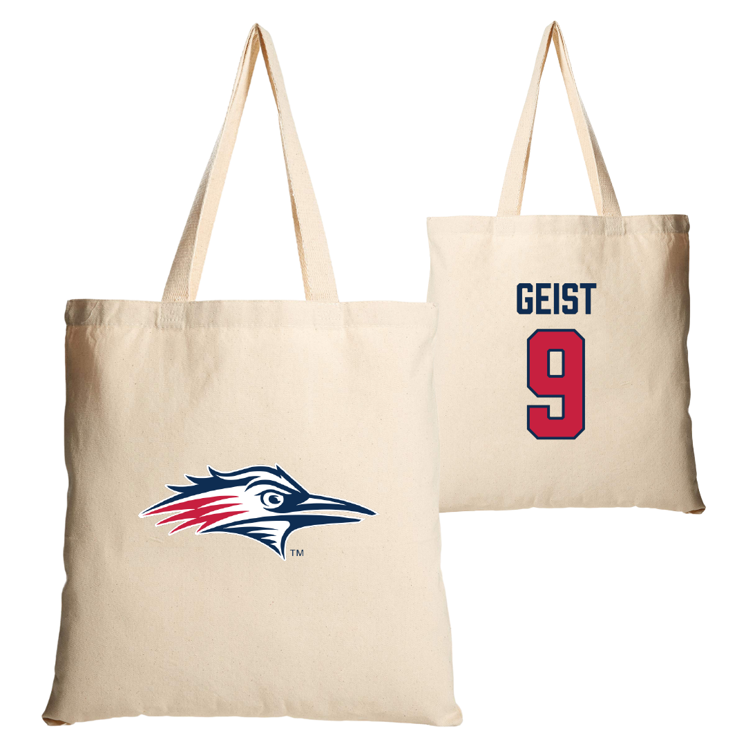 Metropolitan State University of Denver Softball Tan Canvas Tote Bag - #9 Jaiden Geist