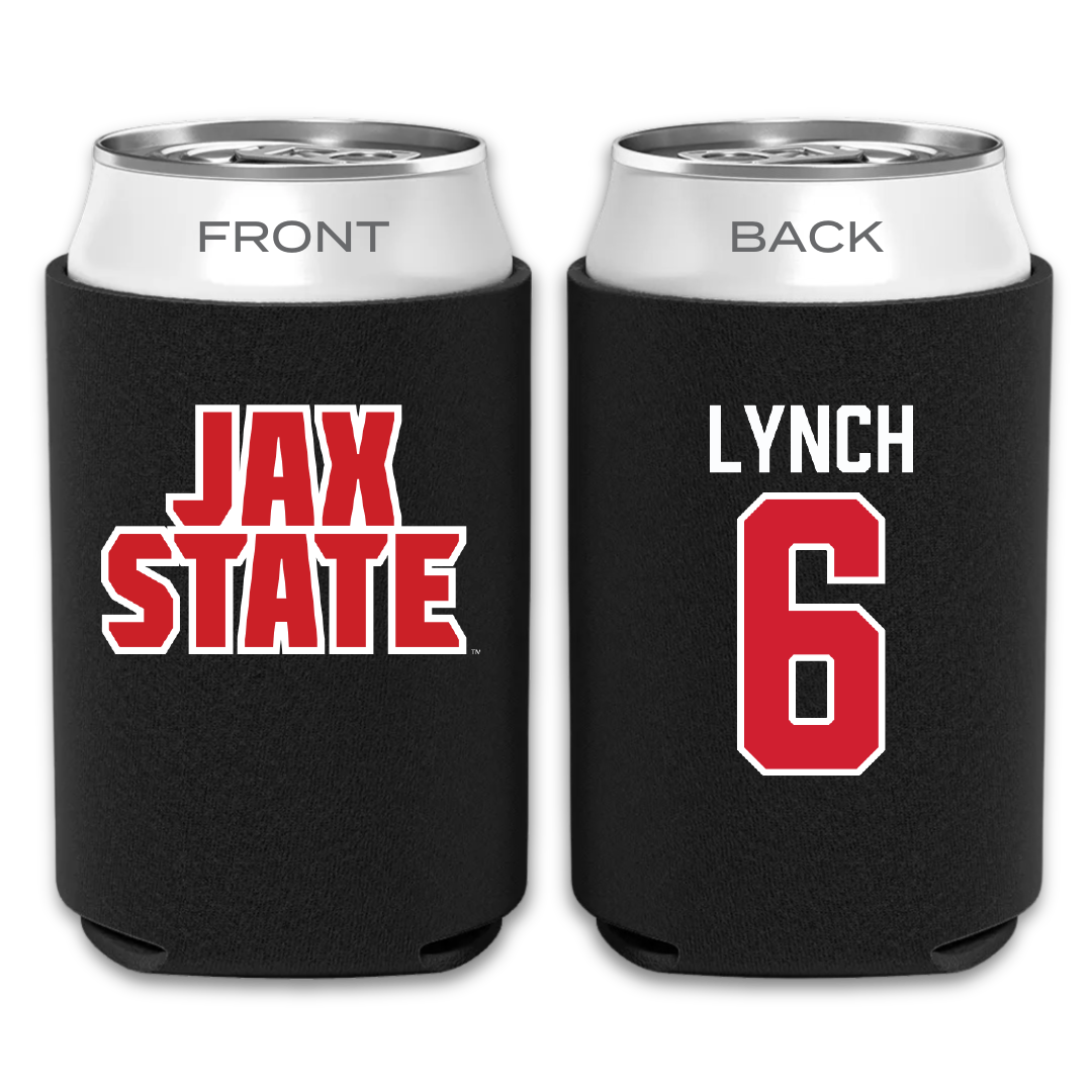 Jacksonville State University Beach Volleyball Black Can Cooler - #6 Carley Lynch
