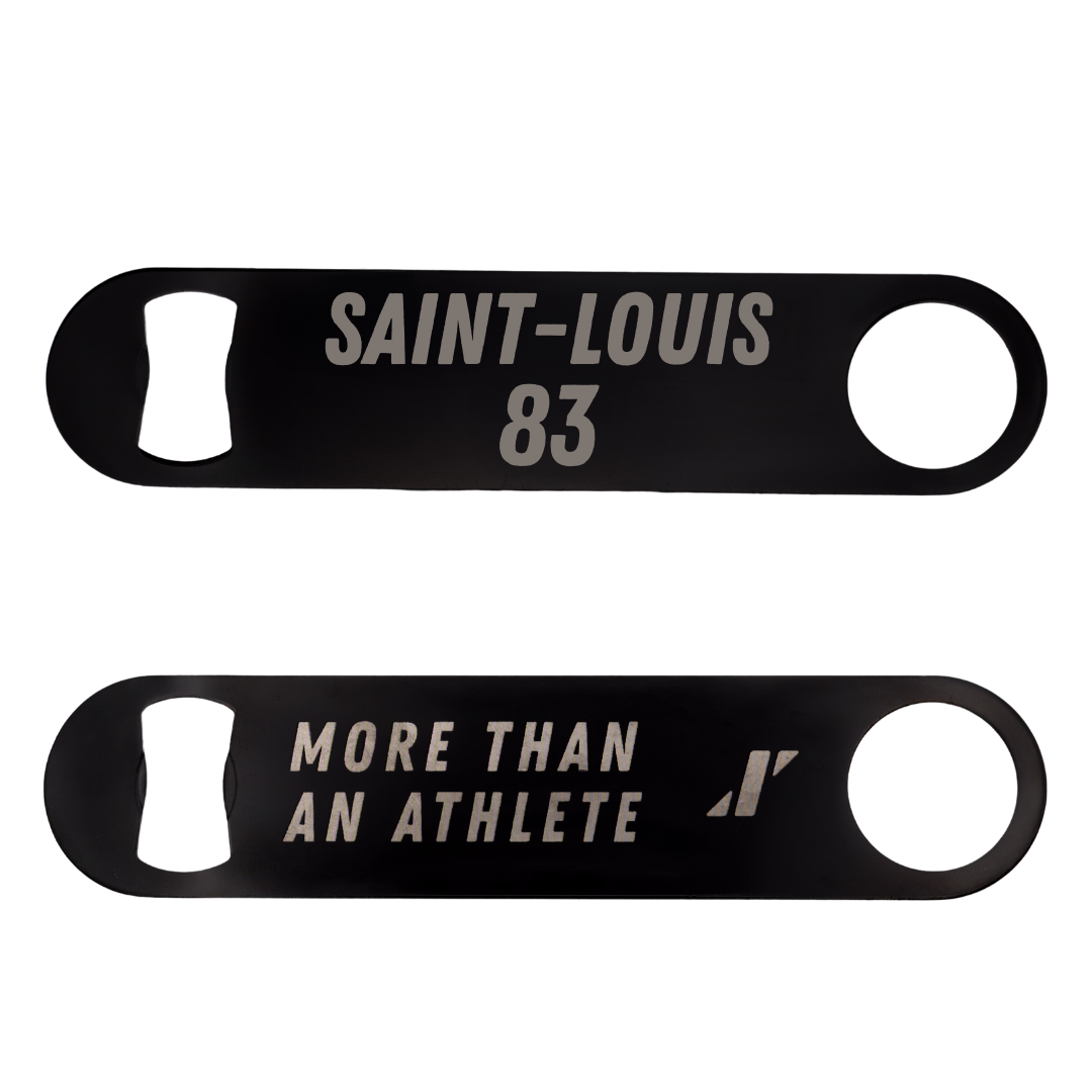 Jackson State University Football Black Bottle Opener - #83 Sebastien Saint-Louis