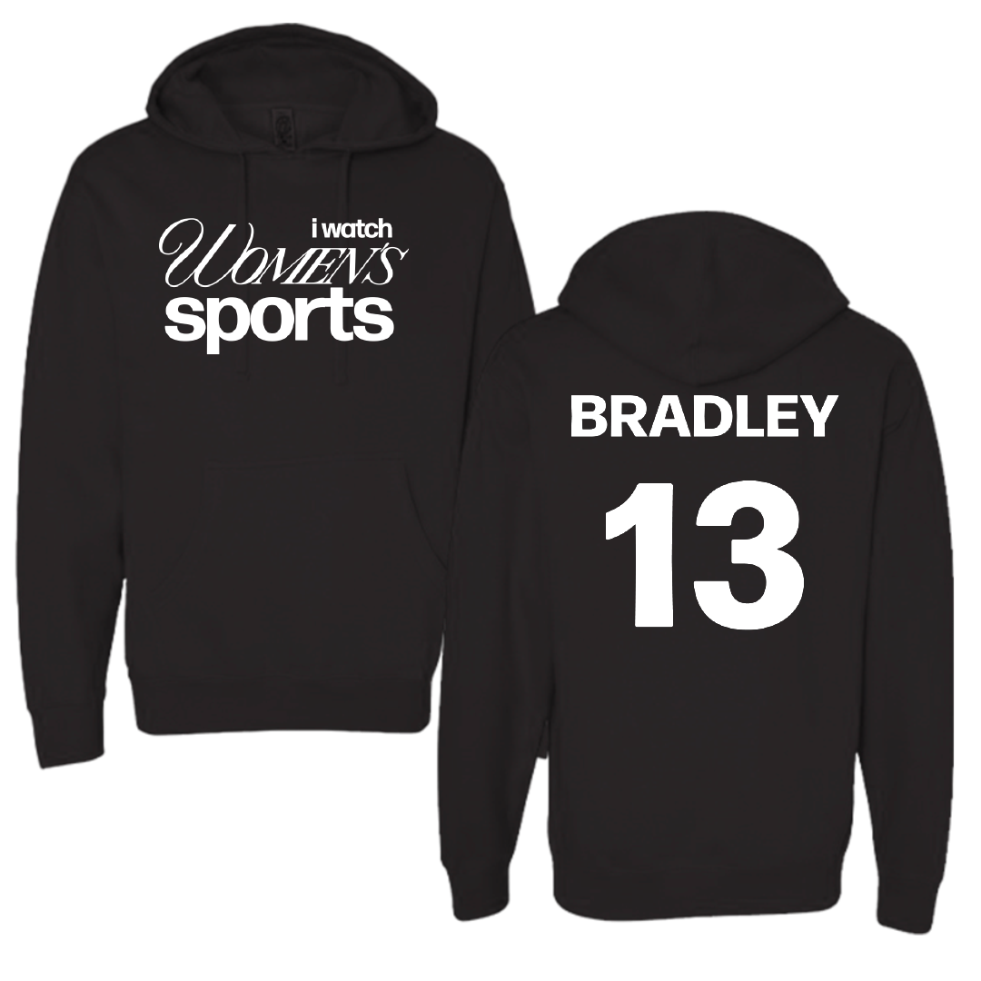 George Mason University Soccer Black WHM Hoodie - #13 Olivia Bradley