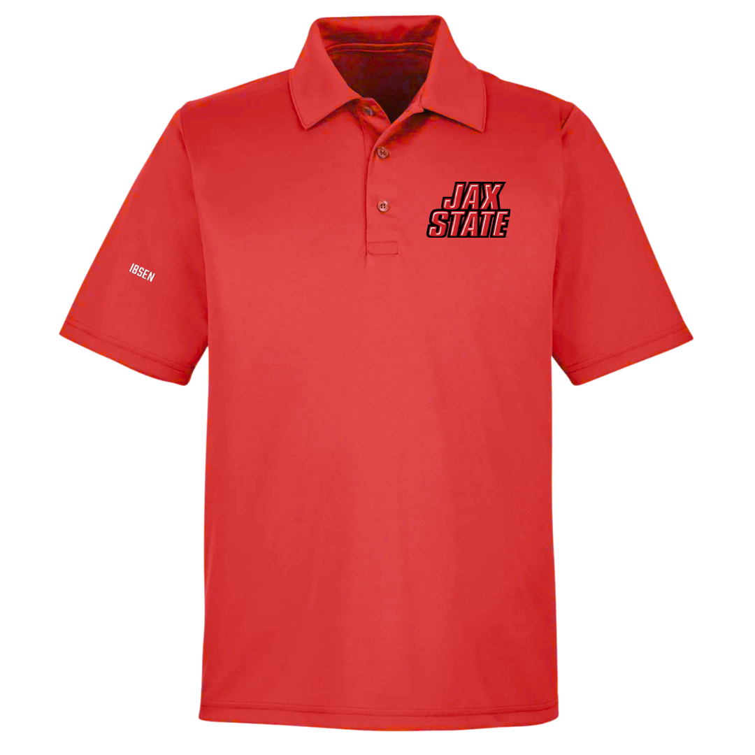Jacksonville State University TF and XC Red Polo - Lennon Ibsen