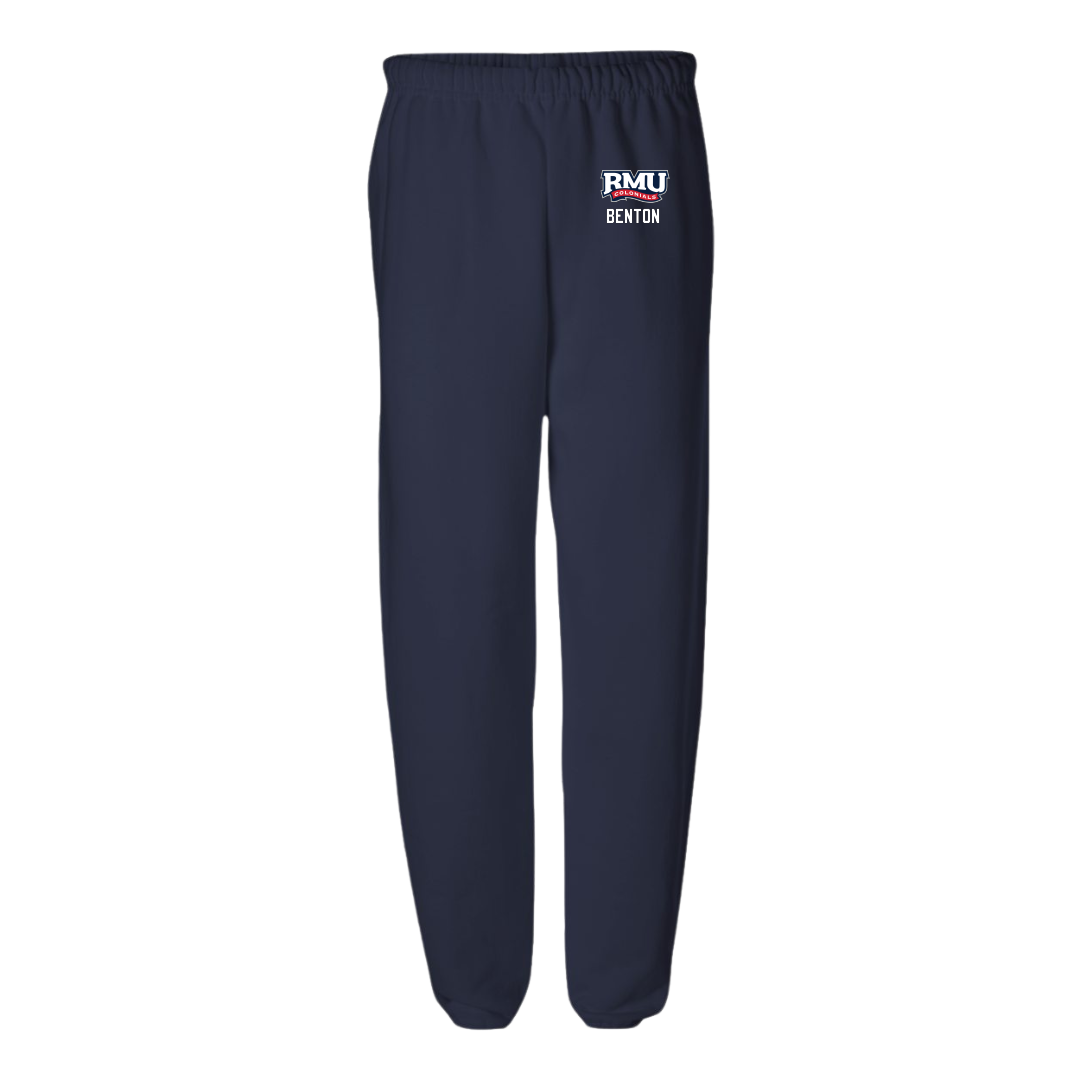 Robert Morris University TF and XC Navy Sweatpants - Ny'Asia Benton