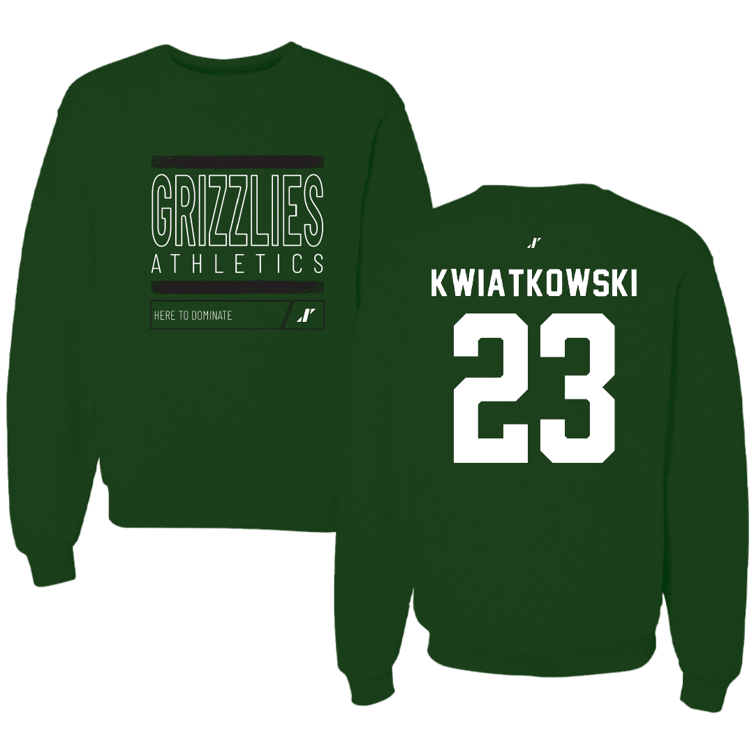 Adams State University Soccer Forest Green Dominate Crewneck - #23 Hailey Kwiatkowski