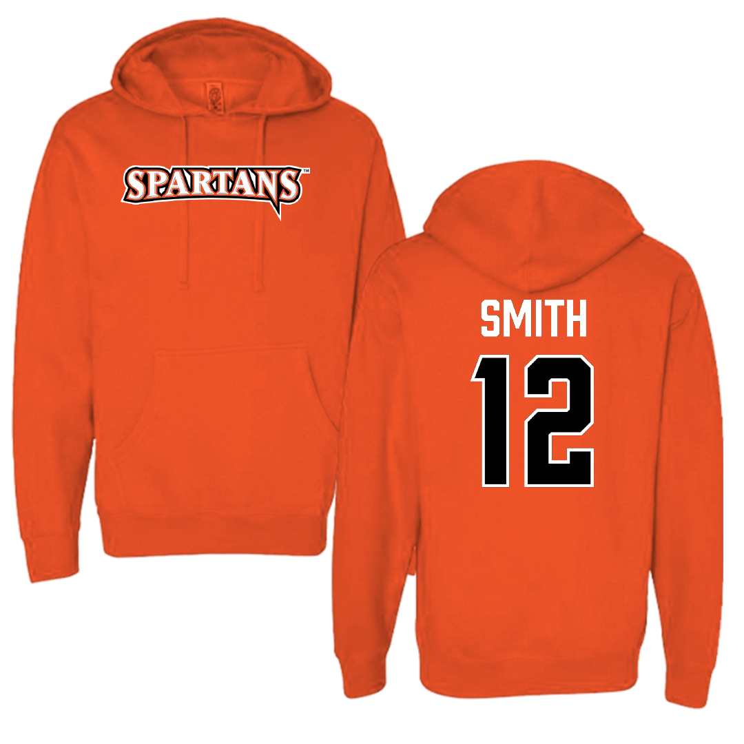 Northampton Community College Volleyball (M) Orange Hoodie - #12 Luke Smith