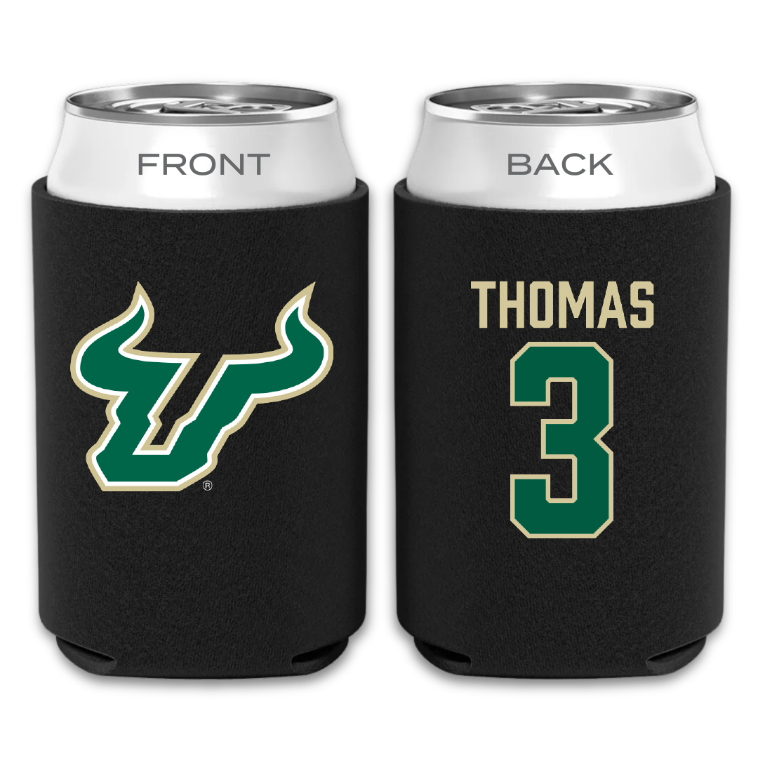 University of South Florida Volleyball Black Can Cooler - #3 Miya Thomas