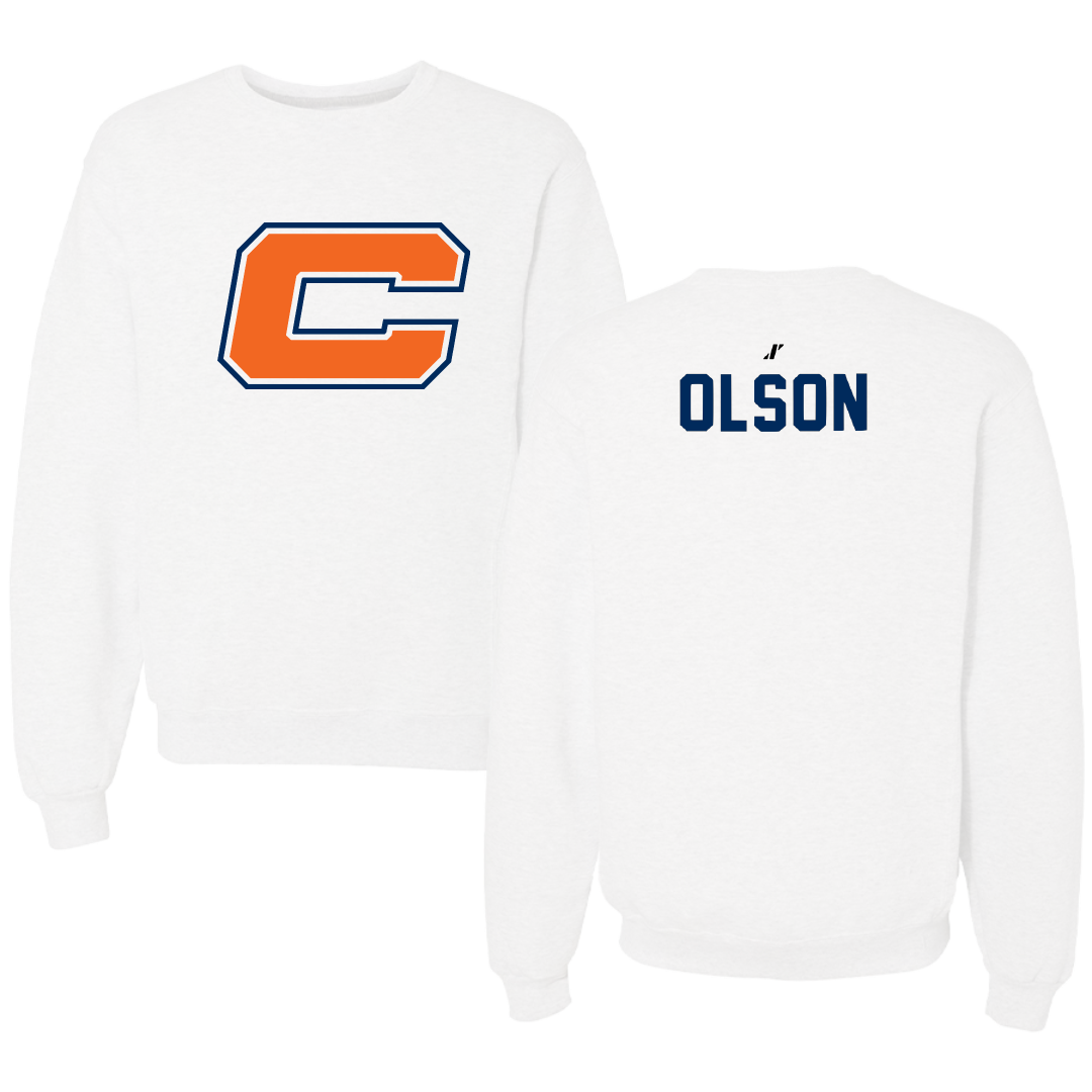 Carroll University TF and XC White Crewneck - Bailey Olson