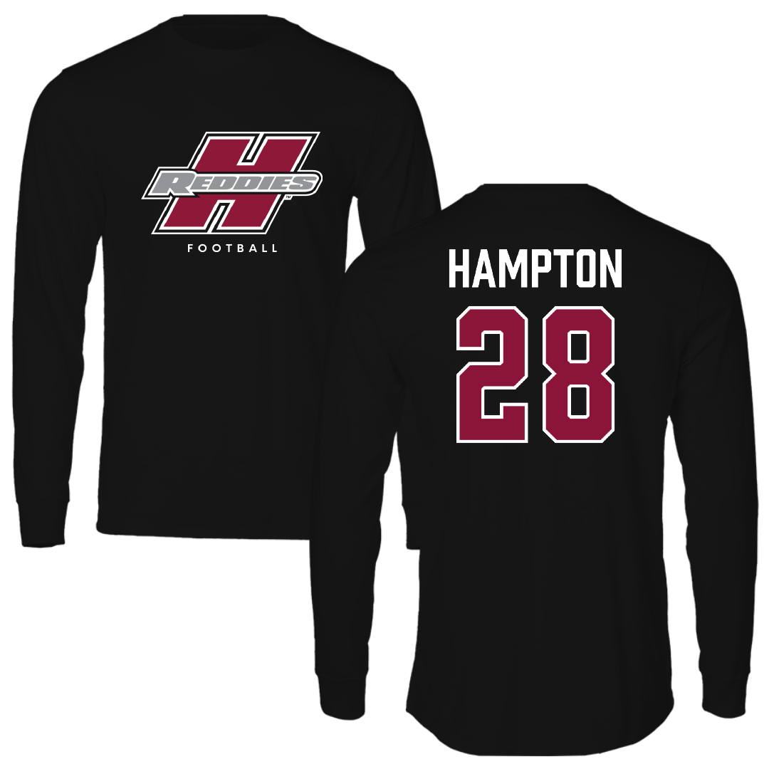 Henderson State University Football Black Long Sleeve - #28 Terrance Hampton
