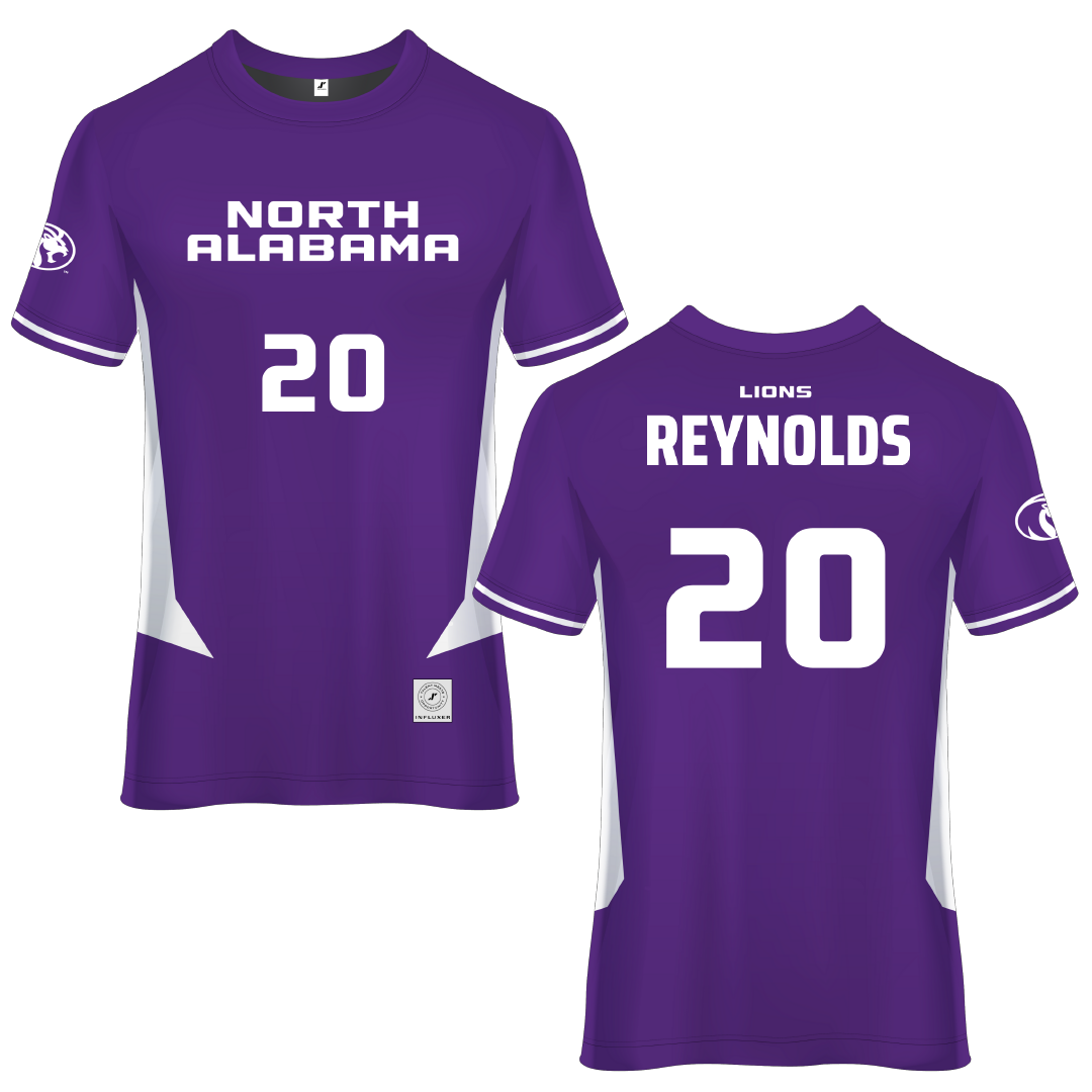 University of North Alabama Purple Soccer Jersey - #20 Maddie Reynolds
