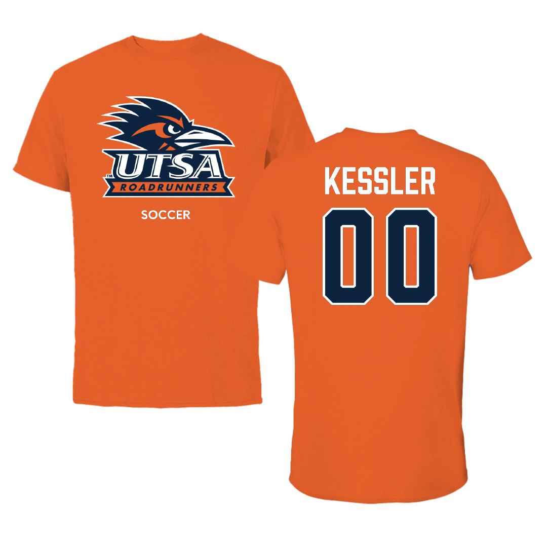 University of Texas at San Antonio Soccer (W) Orange Tee - #00 Jasmine Kessler