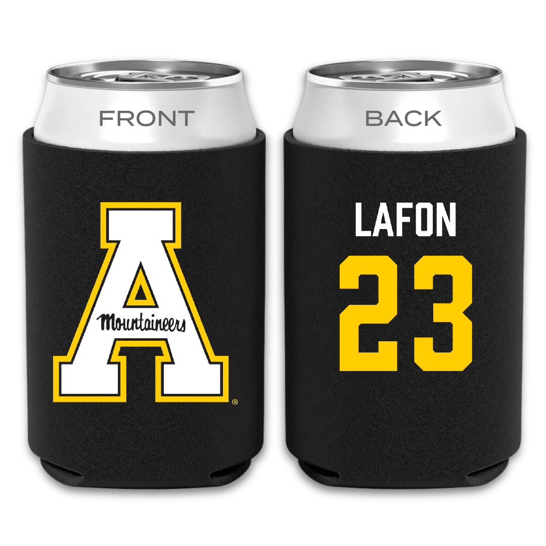 Appalachian State University Basketball Black Mountaineers Can Cooler - #23 Samantha LaFon