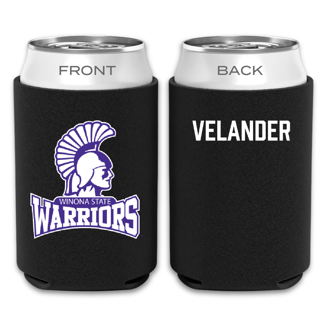 Winona State University Tennis Black Can Cooler - Kate Velander