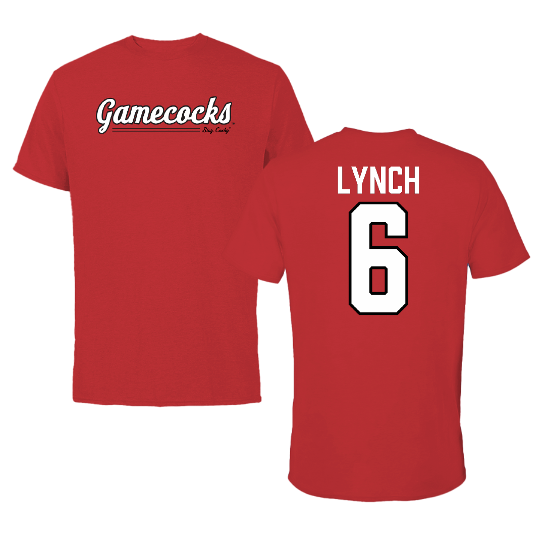 Jacksonville State University Beach Volleyball Red General Tee - #6 Carley Lynch