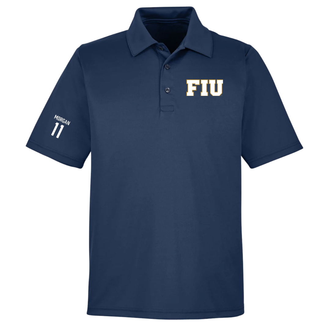Florida International University Volleyball (W) Navy Polo - #11 Madison Morgan