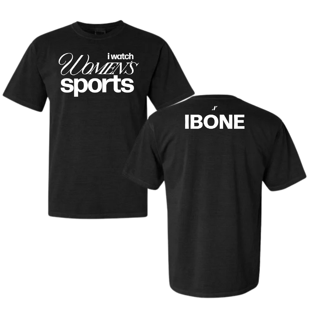 Florida Atlantic University Cheer Black WHM Comfort Colors Tee - Maddi Ibone